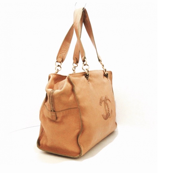 Chanel perfect for Fall!!! Tan/ yellow with lime green on edges - Picture 9 of 16